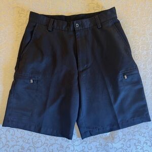 Izod Black Golf Shorts